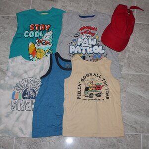 Lot boys summer t-shirt/sleeveless size 4